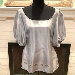 #237 Amazing Max Studio NWT Silk Top Size Large